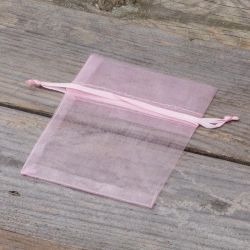 Light pink Organza bags 8 x 10 cm For children