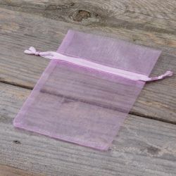 Organza bags 9 x 12 cm - light purple Lavender pouches