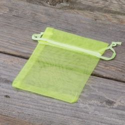 Organza bags 8 x 10 cm - neon green Lavender and scented dried filling