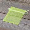 Organza bags 8 x 10 cm - neon green Lavender and scented dried filling