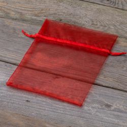 Organza bags 12 x 15 cm - red Lavender and scented dried filling