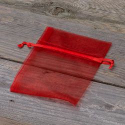 Organza bags 9 x 12 cm - red Lavender and scented dried filling
