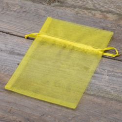 Organza bags 13 x 18 cm - yellow Medium bags