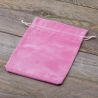 Velvet pouches 15 x 20 cm - light pink For children