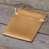 Satin bags 10 x 13 cm - gold Candles