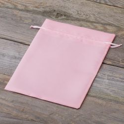 Satin bags 15 x 20 cm - light pink Satin bags