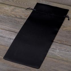 Satin bag 16 x 37 cm - black Medium bags 16x37 cm