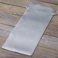 Satin bag 16 x 37 cm - silver Medium bags 16x37 cm