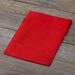 Satin bags 18 x 24 cm - red Valentine's Day