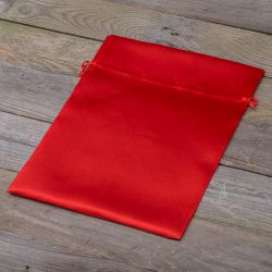 Satin bags 22 x 30 cm - red Red bags