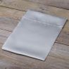 Satin bags 22 x 30 cm - silver Pouches silver / grey