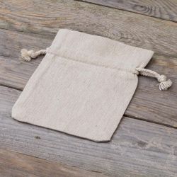 Pouches like linen 12 x 15 cm - natural Medium bags