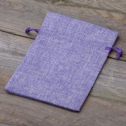 Burlap bag 13 cm x 18 cm - light purple Lifehacks – clever ideas