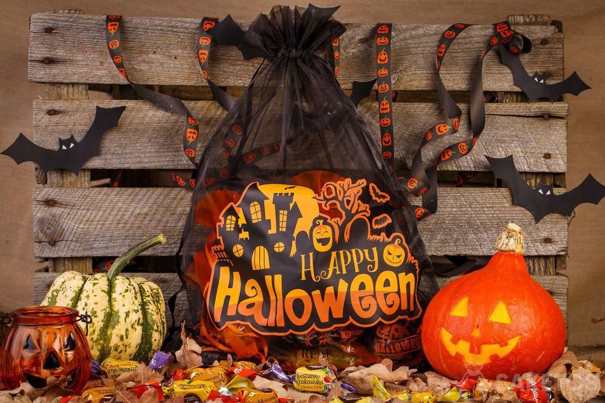 Decorative printed bags for Halloween