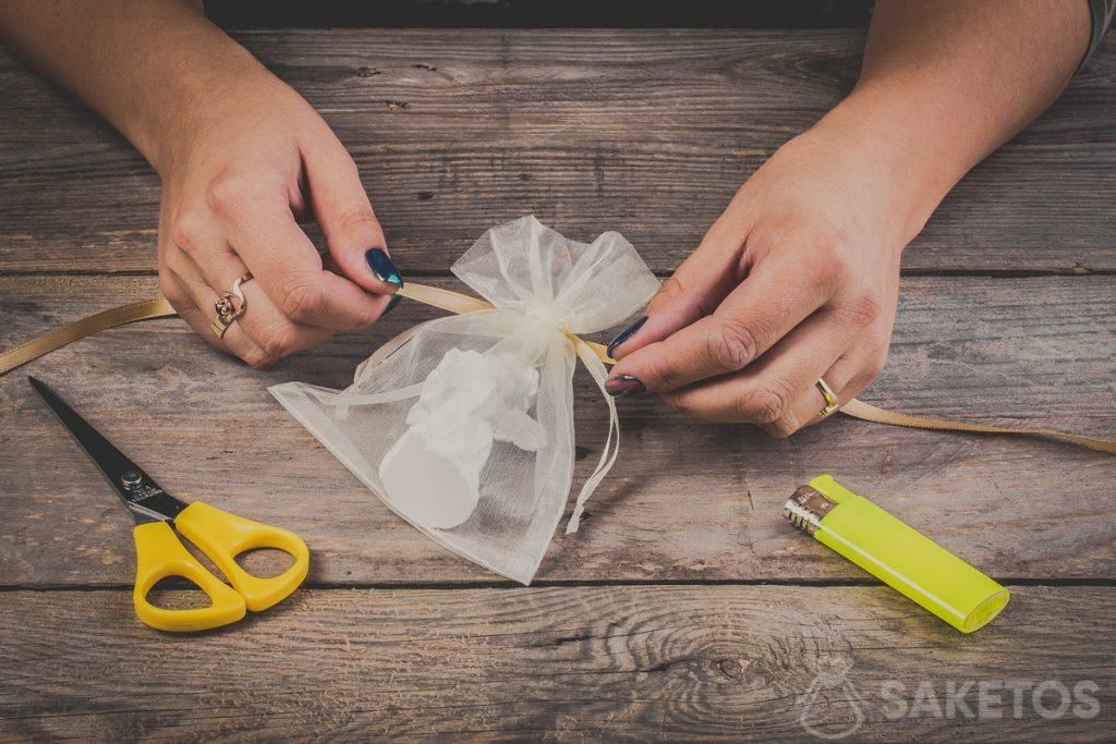 How to make easy organza bag 