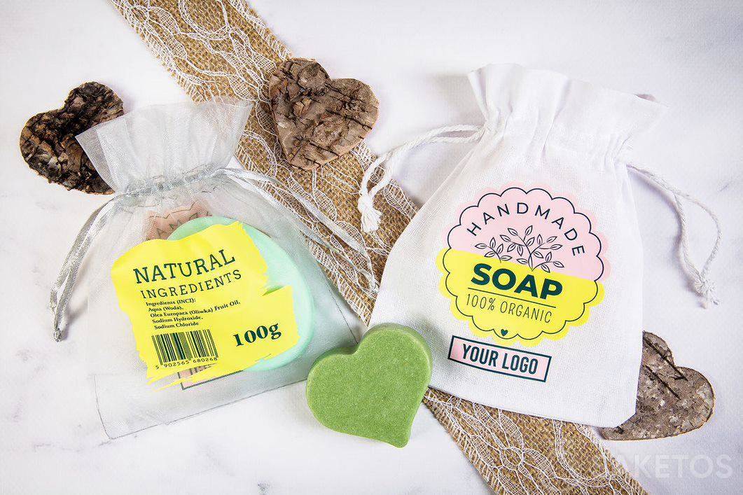 Handmade soaps, semi-finished products packaging ideas - Saketos Bags Blog  - Organza Bags - Producer of packaging for gifts, jewelry, decorations!