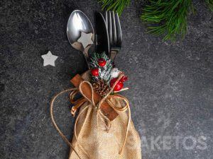 Cutlery bags - table decoration