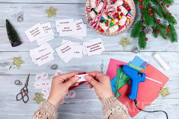 An advent calendar - what's inside? We suggest some tasks!