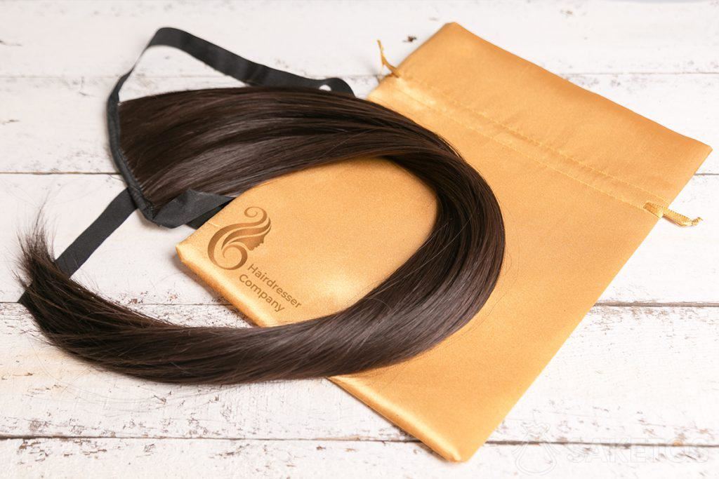 A case bag for hair extensions