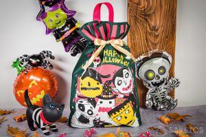 Large nonwoven bag - Halloween candy bag