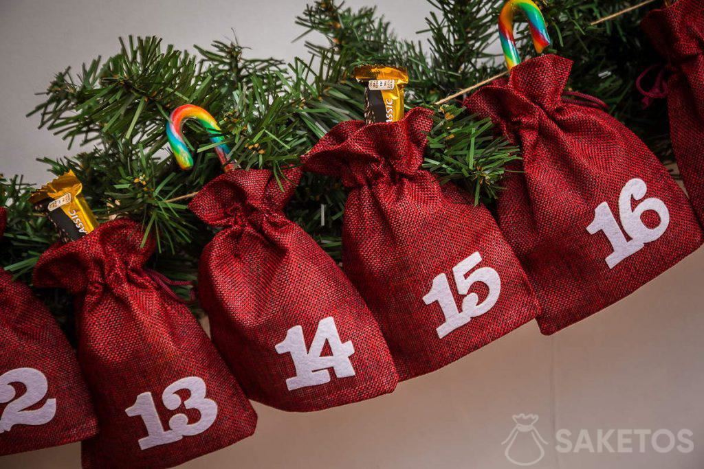 Sweets in jute bags will make the Advent season more pleasant