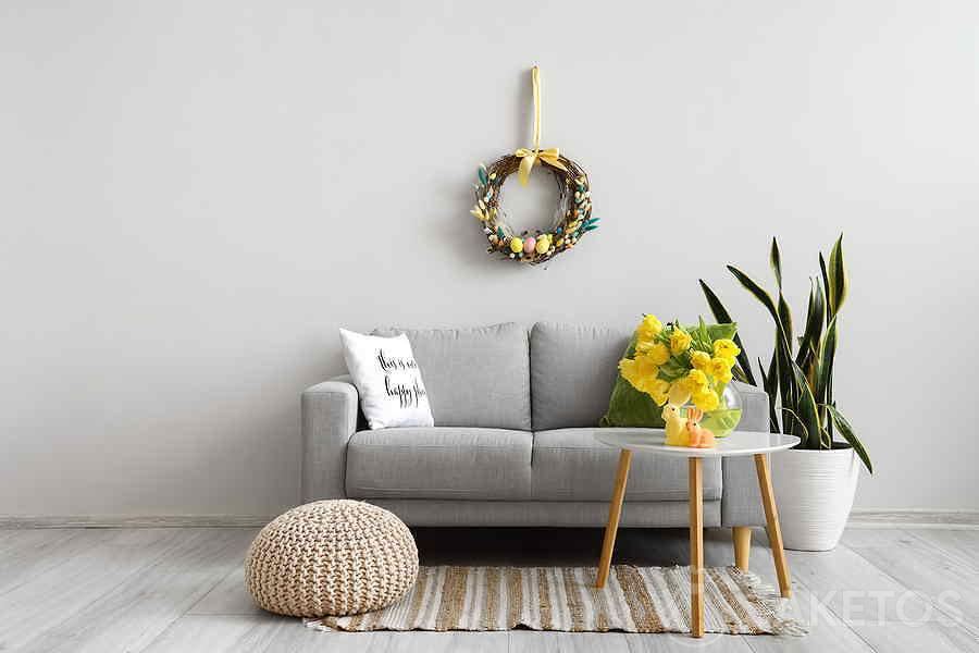 Easter wreath - wall decoration