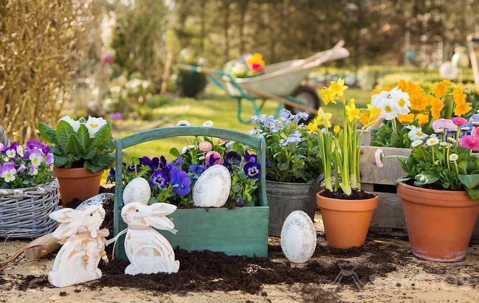 Ideas for Easter home and garden decorations