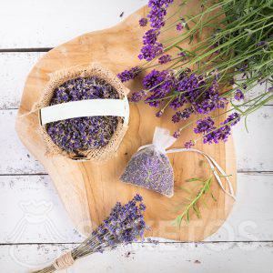Hints on how to dry lavender into organza bags!