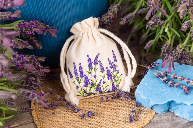 Cotton bags for lavender