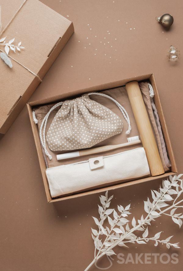 Eco gift in eco packaging