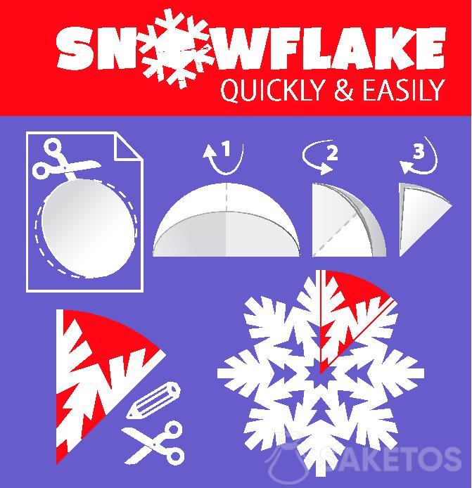 Template - paper snowflake