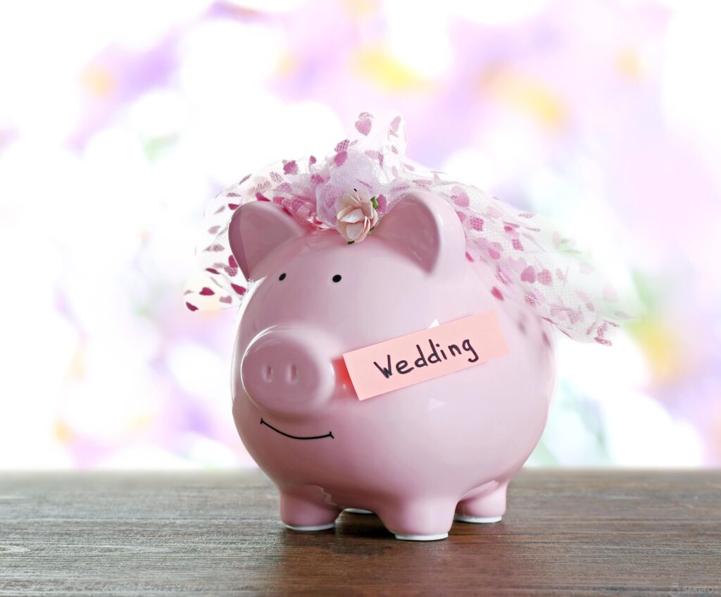 Wedding piggy bank