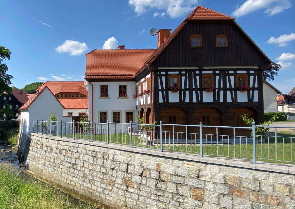 Timbered house in Bogatynia