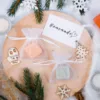 Transparent organza bags for scented soaps, gift set.