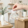 Small organza pouches for jewellery, bracelets, and small gifts.