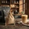 Jute packaging for coffee roasteries.