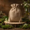 Decorative jute pouches, wholesale offer.