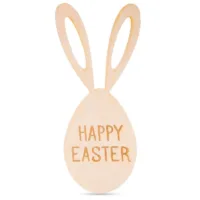 13 x 18 cm jute bag - Easter + wooden Easter egg with ears All products