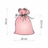 Jute bag 26 cm x 35 cm - natural / stars Jute Bags