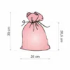 Bag like linen 26 x 35 cm with print Natural light bags