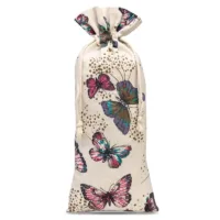 1 pc Pouch like linen with printing 16 x 37 cm - natural / butterfly 5 Pouch like linen with printing 16 x 37 cm - natural / butterfly Medium bags 16x37 cm
