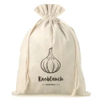 1 pc Large Bag like linen with printing 30 x 40 cm - for garlic (DE) 29 Bag like linen with printing 30 x 40 cm - for garlic (DE) Large bags 22x30 cm