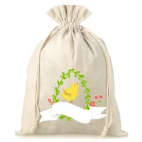 Printed Bag like linen sized 30 x 40 cm Valentine's Day