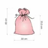Velvet pouch 30 x 40 cm - red Christmas bag