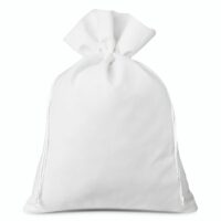 Velvet pouches 30 x 40 cm - white Velour bags