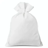 1 pc Large Velvet pouch 40 x 55 cm - white 2 Velvet pouches 30 x 40 cm - white Velour bags
