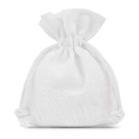 Cotton pouches 10 x 13 cm - white Small bags 10x13 cm