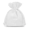 Cotton pouches 12 x 15 cm - white Small bags 12x15 cm