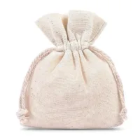 10 pcs Cotton pouches 9 x 12 cm - natural 3 Cotton pouches 9 x 12 cm - natural Woreczki na lawendę
