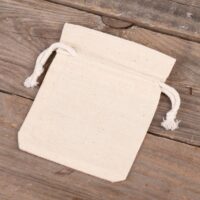 Cotton pouches 9 x 12 cm - natural Baptism